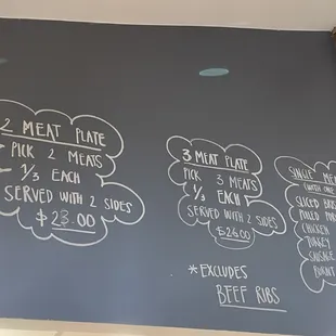 Zee plate menu as of 3/16/24
