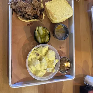 Chopped Brisket Sandwich