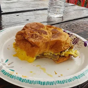 Sausage Breakfast sandwich