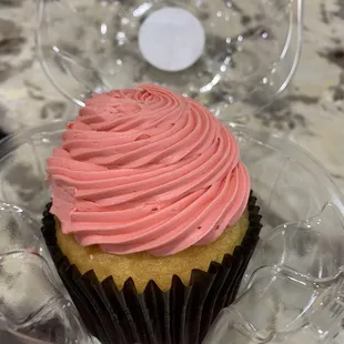 Raspberry Lemon Cupcake
