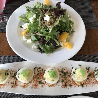 Seafood Deviled Eggs