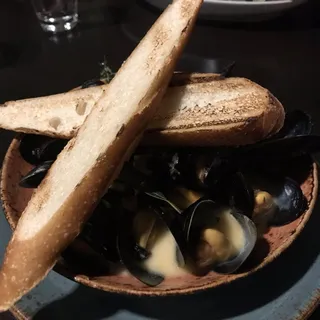 Steamed Mussels