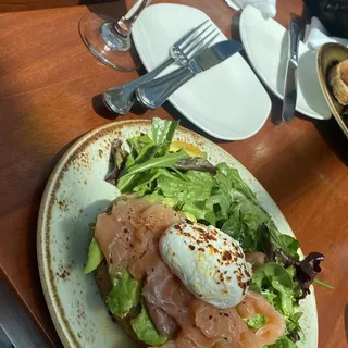 Bodega Bay Smoked Salmon Toast