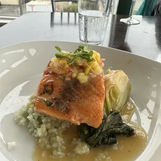 Pan Seared King Salmon