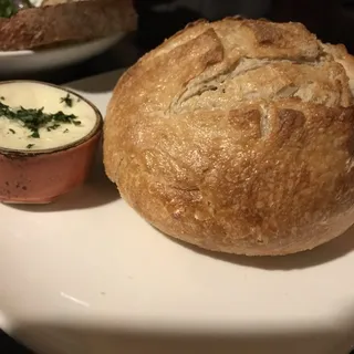 Warm Sourdough Bread