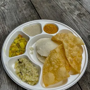 breakfast thali plate