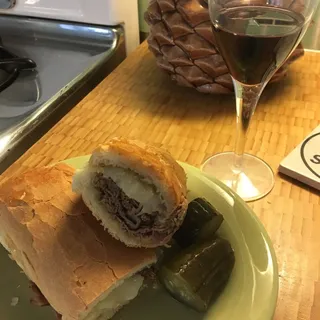 Lamb Dip Sandwich