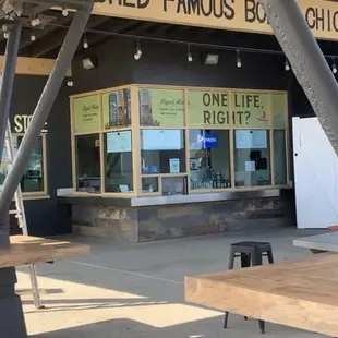 This is the snack/food bar you order food at!