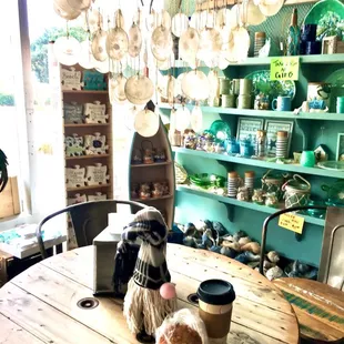 Cool beachy inside decor