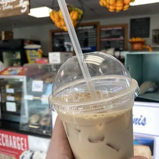 Iced Latte with Butterscotch