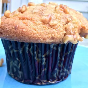 Banana nut muffins are excellent