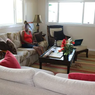 living area is spaceous