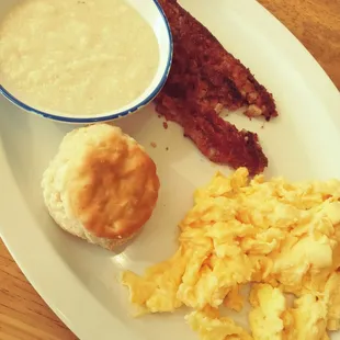 Eggs &amp; corner beef hash breakfast