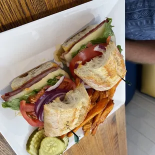 The Godfather with Sweet Potatoes Hubby's Fav