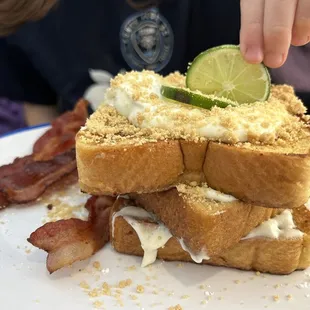 Stuffed Key Lime French Toast