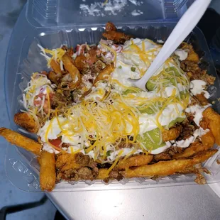 Carne asada fries . So yummy