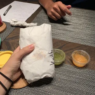 What was left after id eaten about half