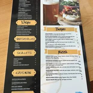 New menu