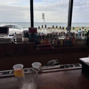 Atlantic Ocean view from bar area