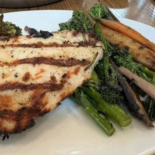 Roasted chicken with vegetables