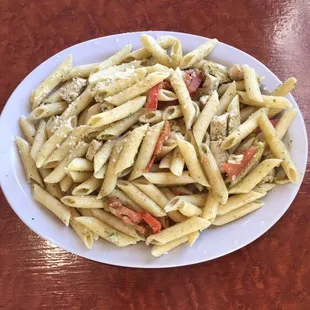 Chicken pesto pasta
