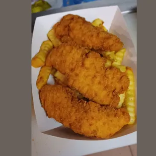 fried fish and chips