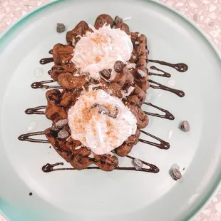 Protein Waffles- Available Saturday's from 8am-11am