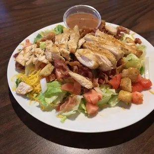 Darn nice grilled chicken salad ...