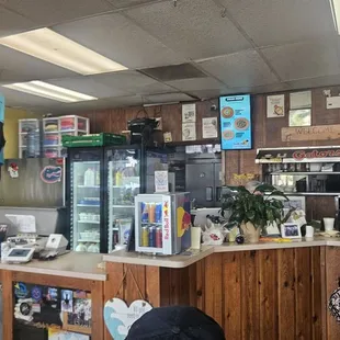 Front counter inside