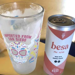 Sparkling rose, wonderfully chilled glasses. Chilled so long here we had another round.