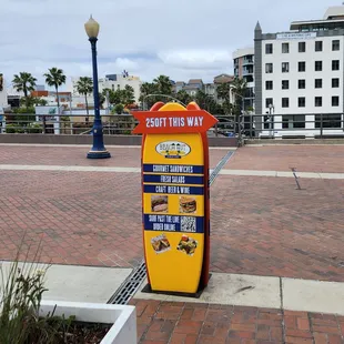 Promenade by the Convention Center.