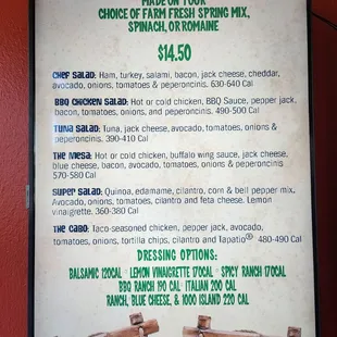 Menu as of 8/4/24