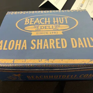 Salami and pastrami, catering box, cookie