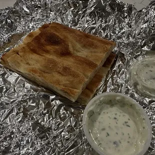 Grandmas homemade bread every morning.