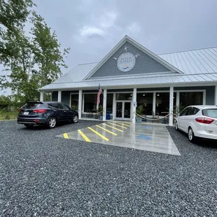 the front of the store