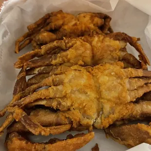 Soft shell crabs