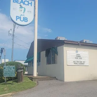 Front of Beach Pub