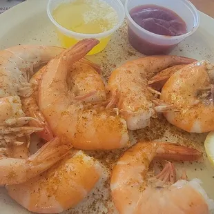 1/2 Pound Jumbo Steamed Shrimp
