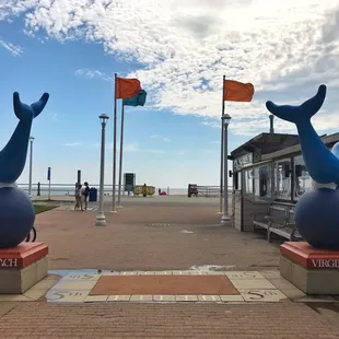 Public beach entrance from the hotel