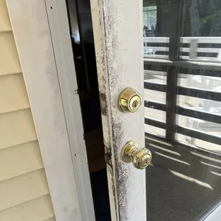 Door to screened in porch