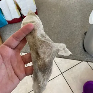 Wiped down the outside of one cabinet