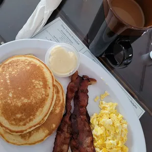 Small pancake platter.  So good!