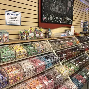 a display of candy in a store