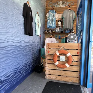 Hats, shirts and coozies for sale