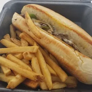 Grouper Philly Cheesesteak