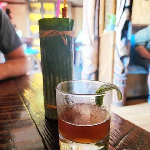 Sazarac in the front