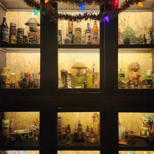 The owner's tiki artifacts