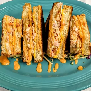 Lobster and Crab Grilled Cheese