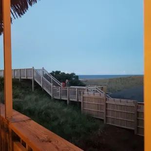 The view from our table!