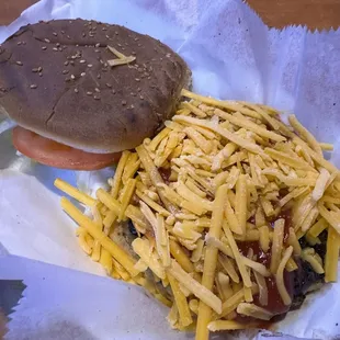 Hickory Smoked Cheddar Burger